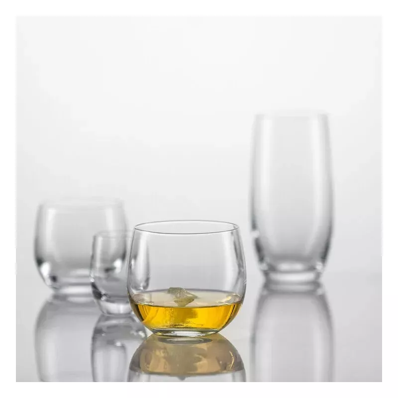 VASO ZWIESEL BANQUET WISKY BAJO 60 128075 de cristal transparente, diseño elegante y moderno, ideal para whisky.