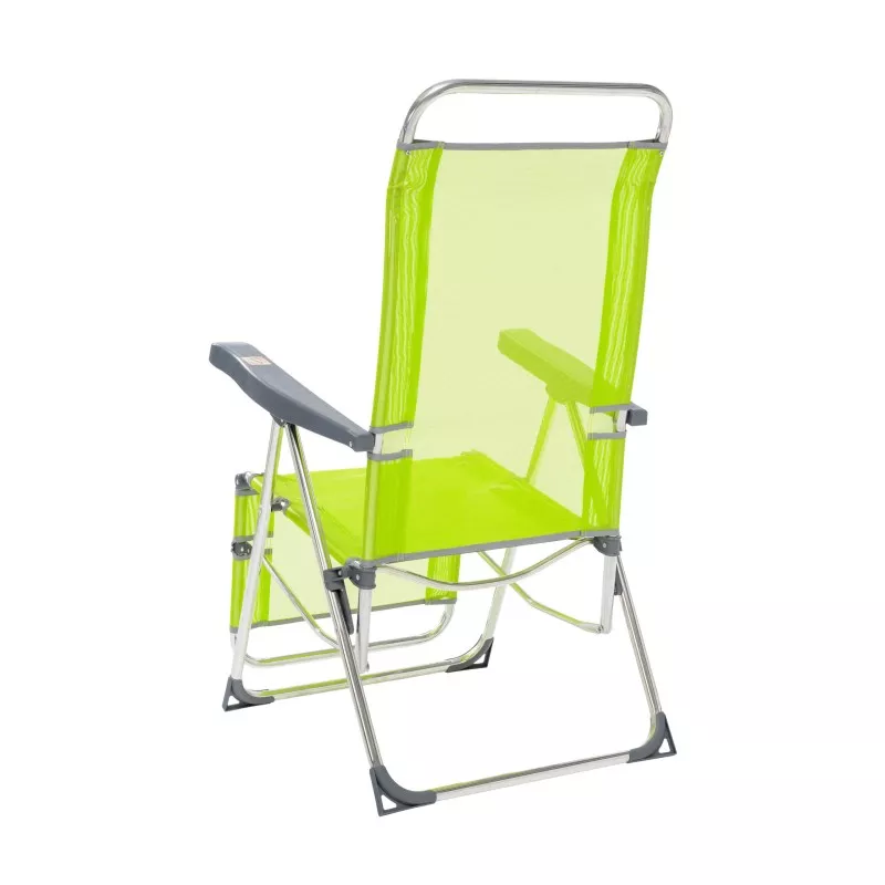Hamaca relax Alco 480ALF-2424 plegable verde de diseño moderno con estructura de aluminio y textil resistente.
