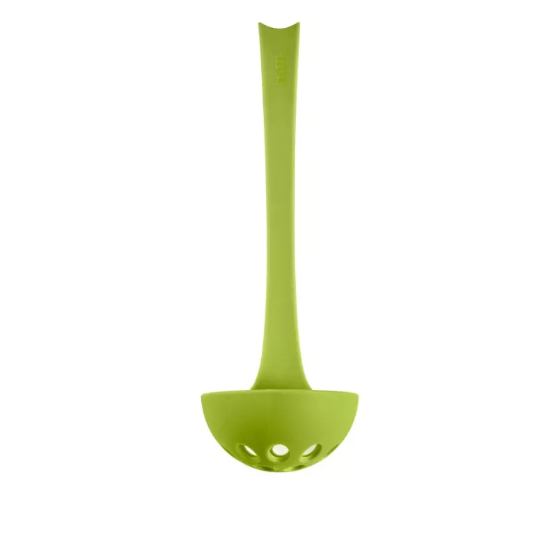 CACILLO ACEITUNAS NYLON IBILI 719110 de color verde, diseño práctico y material resistente para servir aceitunas.