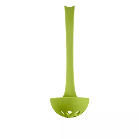 CACILLO ACEITUNAS NYLON IBILI 719110 de color verde, diseño práctico y material resistente para servir aceitunas.
