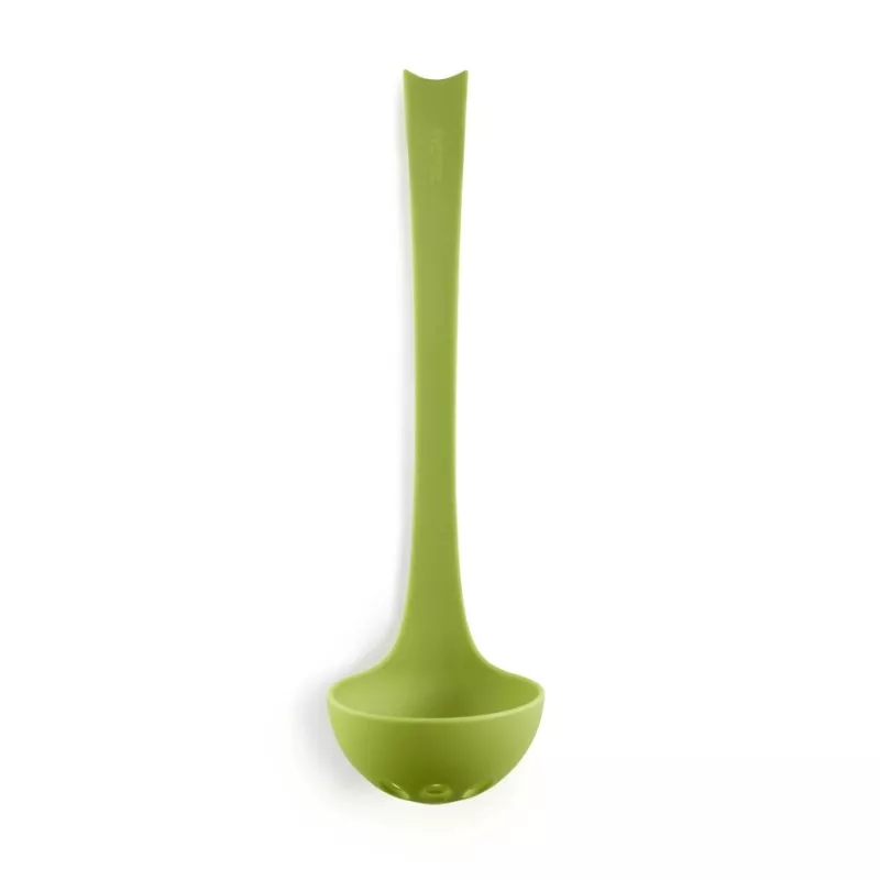 CACILLO ACEITUNAS NYLON IBILI 719110 de color verde, diseño ergonómico y material nylon resistente a altas temperaturas