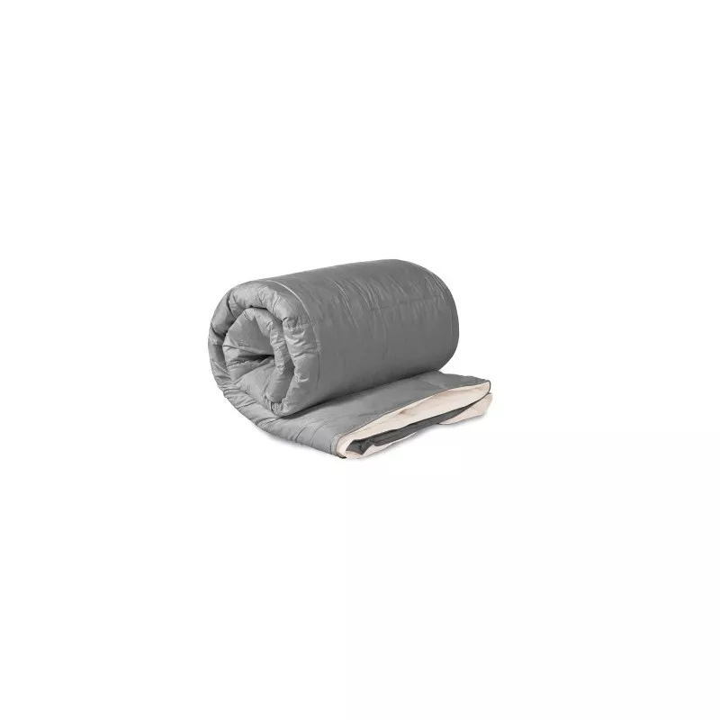 Edredón nórdico Mash Nordiletto 150x220 gris en microfibra de 300 g con acabado suave y ligero.
