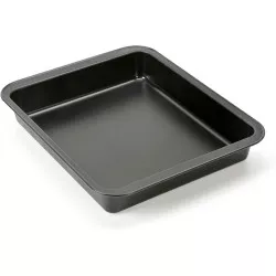 FUENTE HORNO KAISER CLASSIC 39X30X6 2300647616 rectangular de acero al carbono, color negro, antiadherente y duradero.