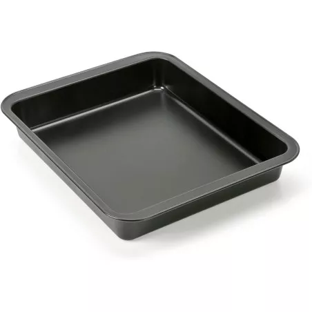 FUENTE HORNO KAISER CLASSIC 39X30X6 2300647616 rectangular de acero al carbono, color negro, antiadherente y duradero.