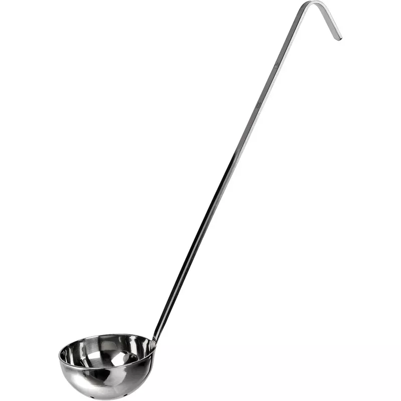 CACILLO 8 CHEF PERFORADO RFº 61308 LACOR de acero inoxidable, 0,12L, diseño ergonómico y acabado pulido brillante