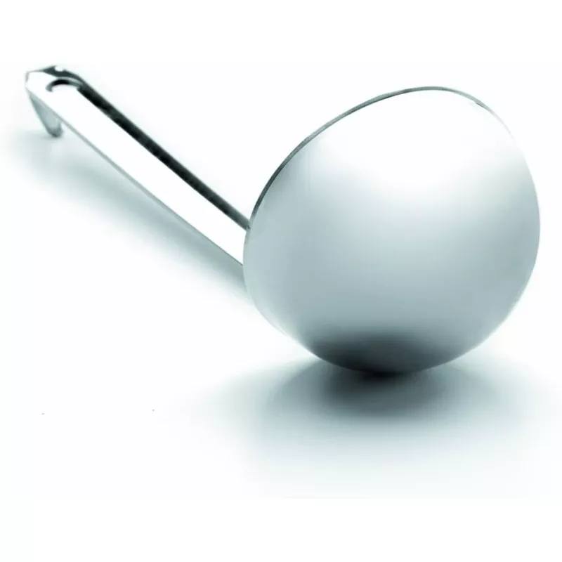 CACILLO INOX MINI 4 CM 733804 IBILI de acero inoxidable, diseño cúbico y acabado pulido brillante.