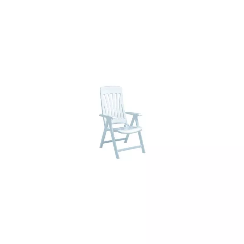SILLON CAPISA BLANES 5P. BCO reclinable, de madera, diseño elegante en color blanco.