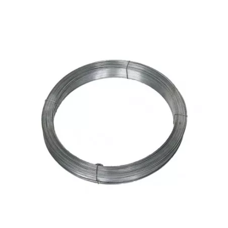 ALAMBRE GALVAN 05 1.0 MAZO MOREDA de acero galvanizado en color plata, resistente y flexible para múltiples aplicaciones.
