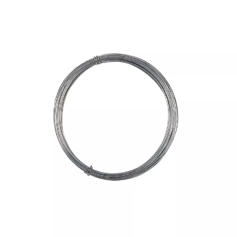 ALAMBRE GALVAN 14 MAZO 2.2 MOREDA de acero galvanizado en color gris, diseño resistente para construcción y manualidades.