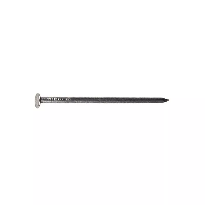 PUNTA 18/80 (3KG) de acero inoxidable con acabado galvanizado, diseño resistente para construcción y carpintería