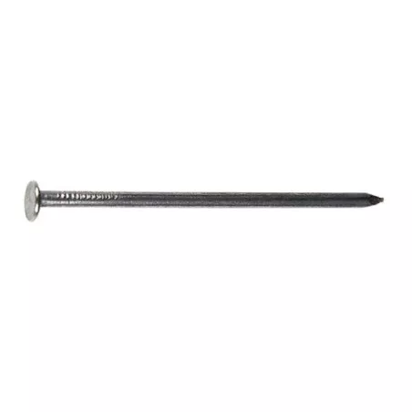PUNTA 18/80 (3KG) de acero inoxidable con acabado galvanizado, diseño resistente para construcción y carpintería