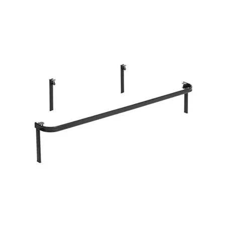 Juego patas lecho superior cama nido Somiflex F2 Flex x190 cm en metal negro con diseño moderno y resistente.