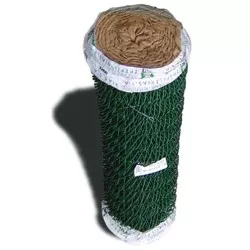 ENREJADO S/T 50/17/1 1/2 PLAST MOREDA en color verde, material plástico, diseño enrollado y formato tubular.