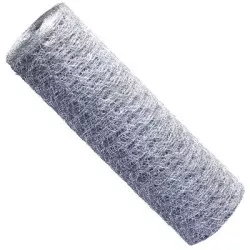 ENREJADO T/T 16/1 MOREDA malla metálica galvanizada en rollo de color plata ideal para cercas y proyectos de construcción