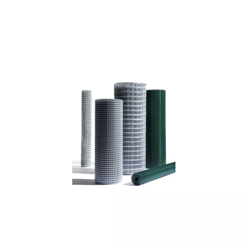 MALLA ELECT. 06*06 0,80MM 25M MOREDA en color verde, diseño de rejilla, material metálico para cercados y refuerzo.