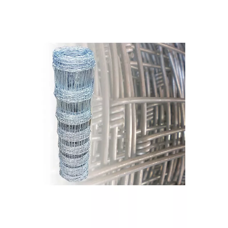 MALLA HJ FTE 100*08*15 MOREDA 50M de acero galvanizado con diseño resistente y acabado duradero para cercas.
