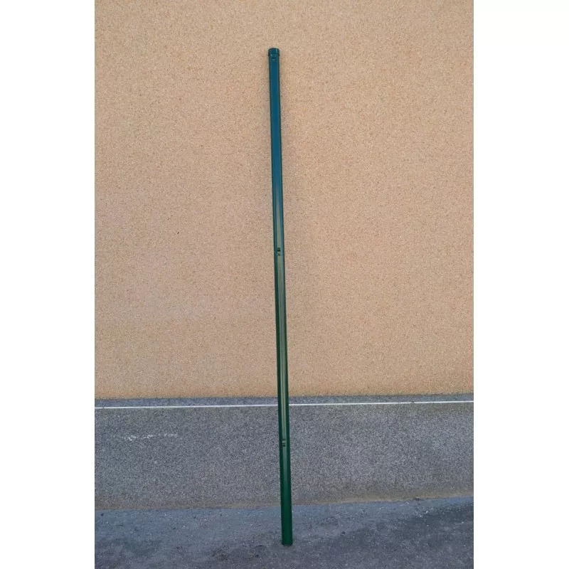 POSTE INTERMEDIO 150 verde VIM de acero resistente, diseño tubular y acabado pintado para mayor durabilidad
