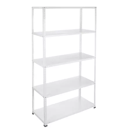 KIT BLANCO 180*90*40 BRICOL SHELVING estantería metálica de diseño funcional y acabado en blanco, ideal para almacenamiento.