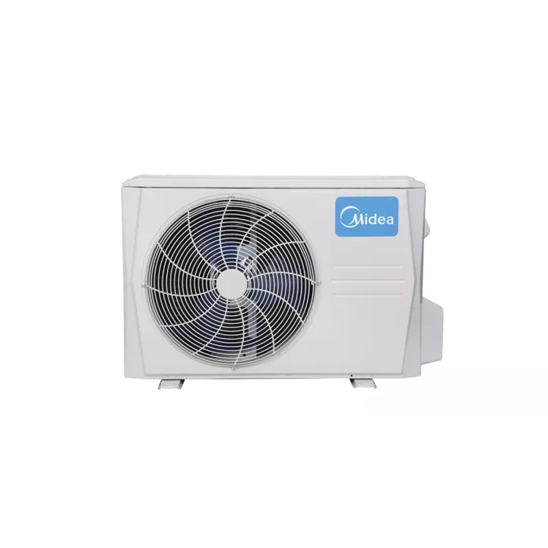 MIDEA MONO SPLIT LITE II 52 18 N8 5,2 KW R32 unidad exterior de aire acondicionado blanca, eficiente y compacta.