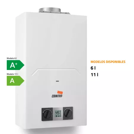 Calentador gas Cointra CADI 11B 11 L – atmosférico, butano/propano, clase A