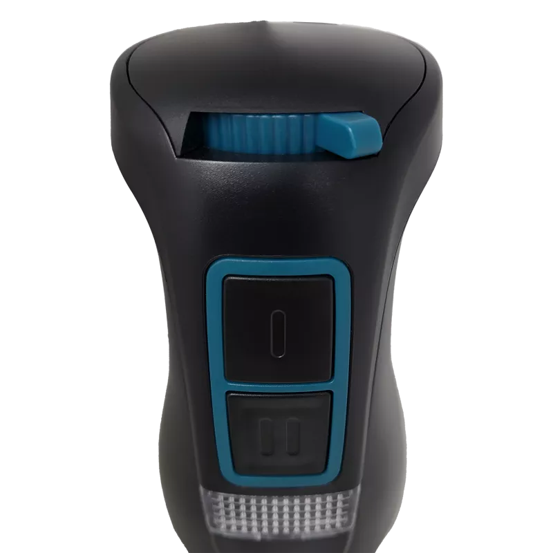 Batidora de mano Nevir NVR-8355 BA 1200W con diseño ergonómico en color negro y azul y control de velocidad ajustable