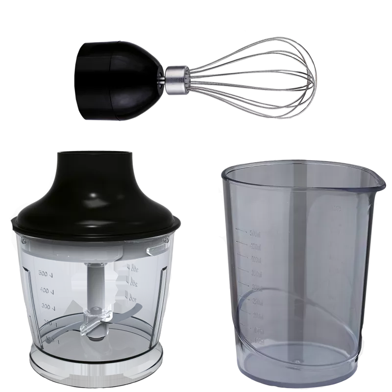 Batidora de mano Nevir NVR-8360 BA 1200W color negro con vaso medidor y batidor de acero inoxidable.