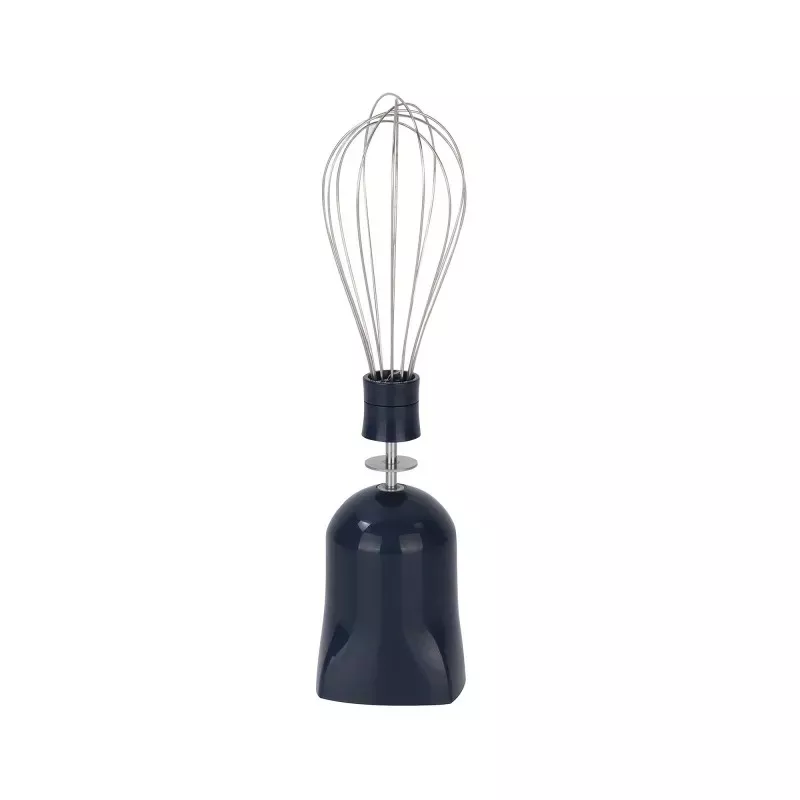 Batidora de mano Jata JEBT5026 1000W inox con accesorios, diseño ergonómico y varilla de acero inoxidable para mezclar.