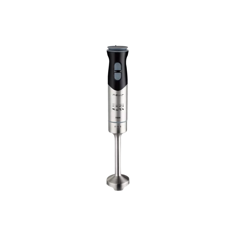 Batidora de mano Nevir NVR-8345BA 700W inox con diseño ergonómico y acabado en acero inoxidable brillante