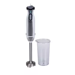 Batidora de mano Jata BT185 1000W inox turbo con acabado en acero inoxidable y vaso medidor incluido