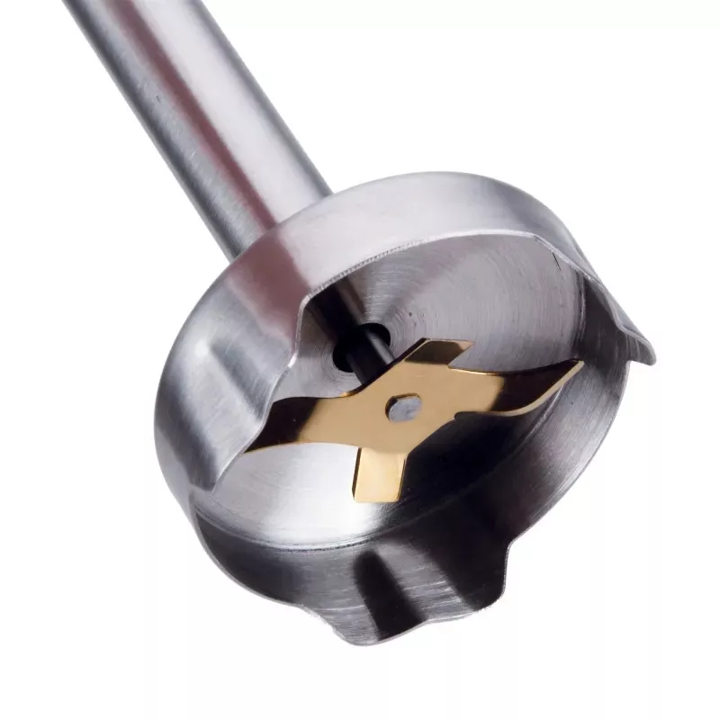 Batidora de mano Jata BT185 1000W inox turbo con cuchilla de acero inoxidable y diseño ergonómico en color plata