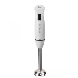 Batidora de mano Jata BT126 400W 2 velocidades blanca con diseño ergonómico y varilla de acero inoxidable.