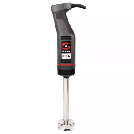 Batidora profesional de brazo Sammic XM-12 10L 230V con diseño ergonómico y cuerpo de acero inoxidable.