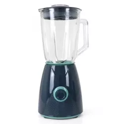 Batidora de vaso Jata JEBT1265 1,5L 1300W pica hielo con diseño moderno en color negro y base de plástico resistente