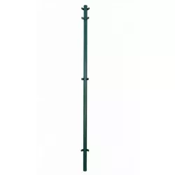 POSTE ESQUIN*ESCUADRA 200 VERDE VIM fabricado en acero con acabado en pintura verde resistente a la intemperie.