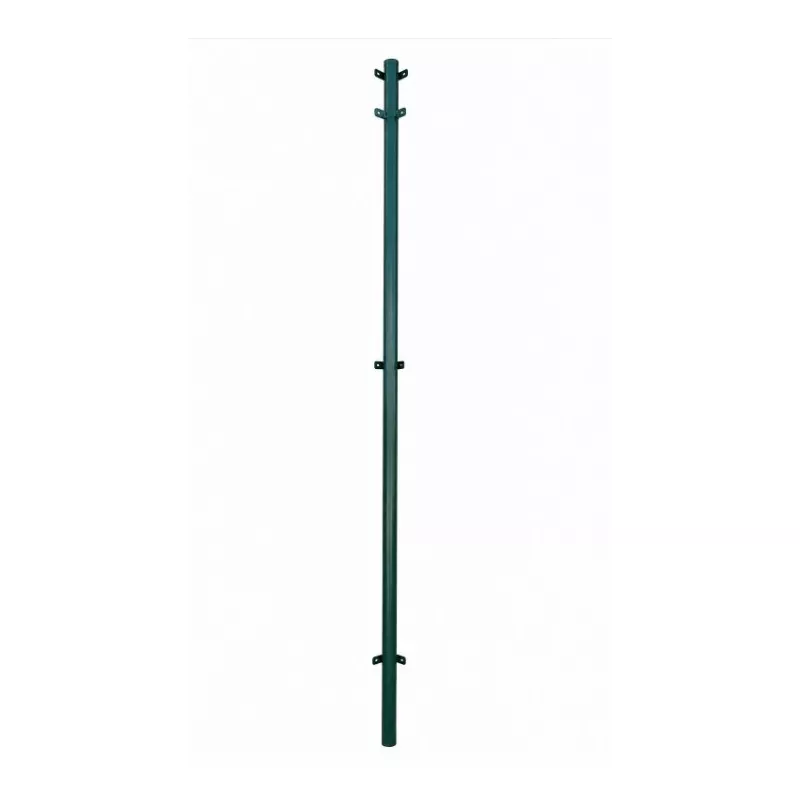POSTE ESQUIN*ESCUADRA 200 VERDE VIM fabricado en acero con acabado en pintura verde resistente a la intemperie.