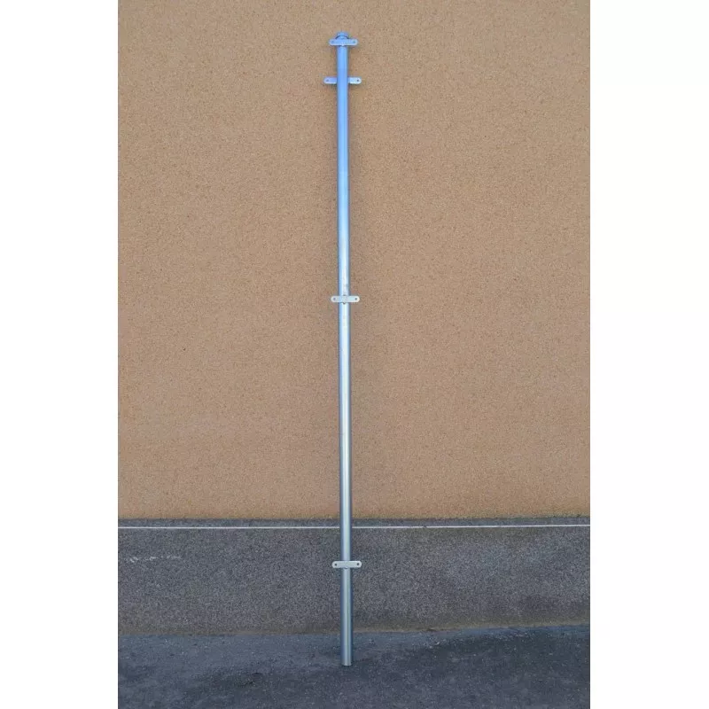 POSTE CENTRO REF*JABA 200 SENDZIMIR de acero galvanizado con acabado brillante y diseño vertical para estructuras.