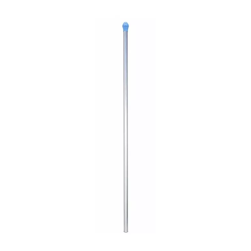 POSTE TORNAPUNTA 200 SENDZIMIR color plata, diseño tubular con acabado liso y resistente para usos estructurales.
