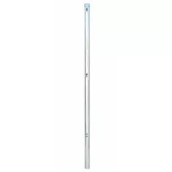 POSTE INTERMEDIO 400 M/M VIM 48mm de acero galvanizado acabado brillante y diseño tubular para soporte robusto