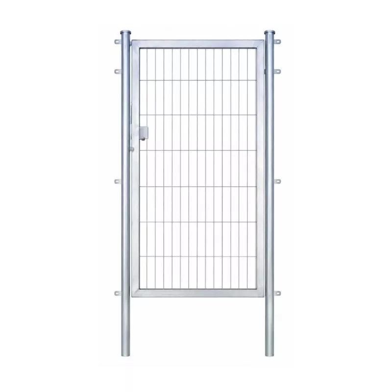 PUERTA 080 X 150 NUEVA con diseño de reja metálica, color gris, acabados resistentes y sistema de cierre seguro.