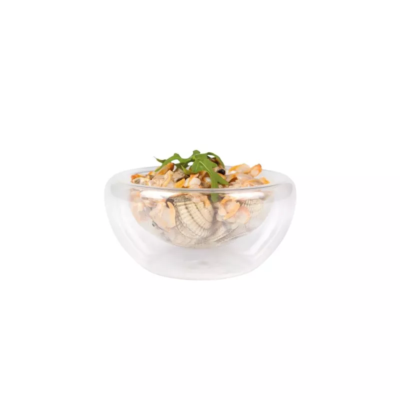 BOL BIRD B803061 17 CL. 13*6,5 V. VALLE de vidrio transparente con diseño moderno ideal para servir aperitivos