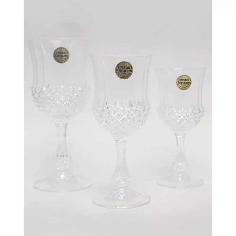 COPA ANCENIS Nº 3 VINO D\'ARQUES cristal transparente, diseño elegante con tallado y acabado brillante.
