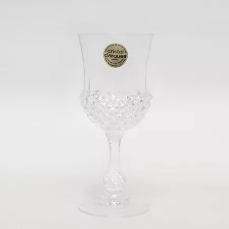 COPA ANCENIS Nº 5 JEREZ D\'ARQUES de cristal transparente, con diseño tallado y base elegante. Ideal para servir vino.
