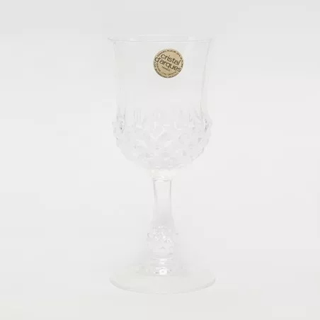 COPA ANCENIS Nº 7 LICOR D\'ARQUES de cristal transparente con diseño tallado y acabado brillante para bebidas elegantes