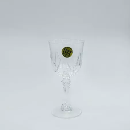 COPA AUTEILLE Nº 5 JEREZ D\'ARQUES de cristal transparente con diseño tallado y base elegante
