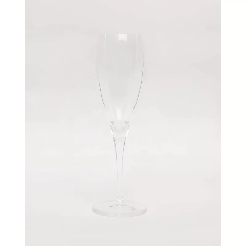 COPA AVRANCHES CHAMPAN D\'ARQUES de cristal transparente, diseño elegante y alto, ideal para celebraciones.