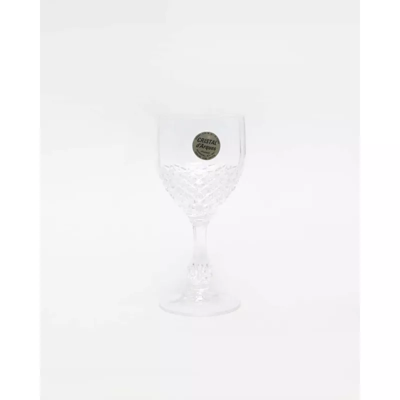 COPA CHENONCEAUX Nº 5 JEREZ D\'ARQUE de cristal transparente con diseño tallado y base elevada estilo clásico