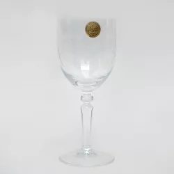 COPA DAMPIERRE Nº 2 AGUA D\'ARQUES de cristal transparente con base tallada y diseño elegante ideal para servir agua