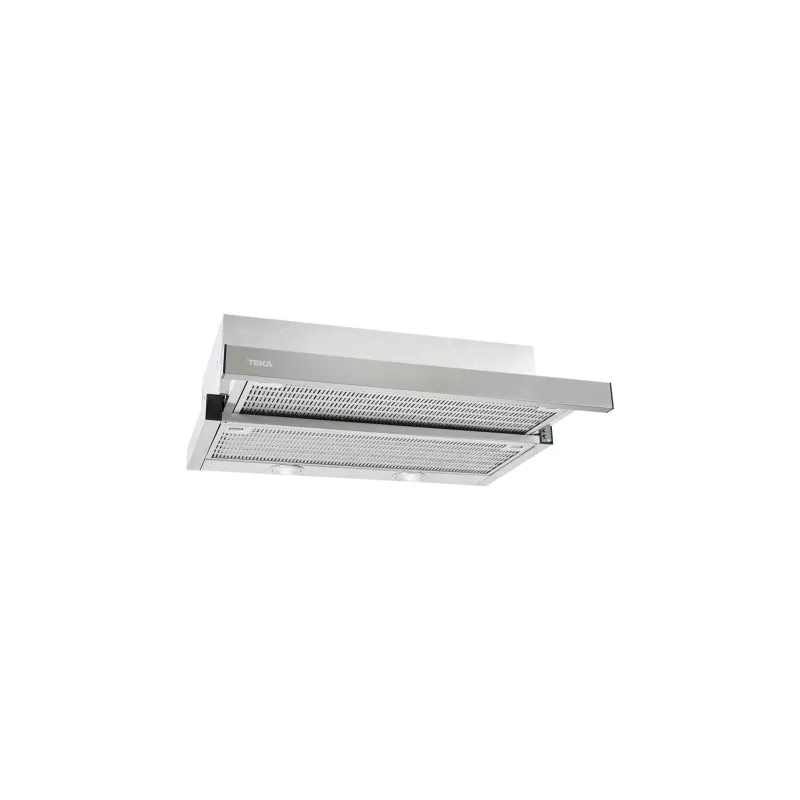 Campana telescópica Teka CNL 6400.2 IX – integrable 60 cm de acero inoxidable con diseño moderno y acabado pulido.