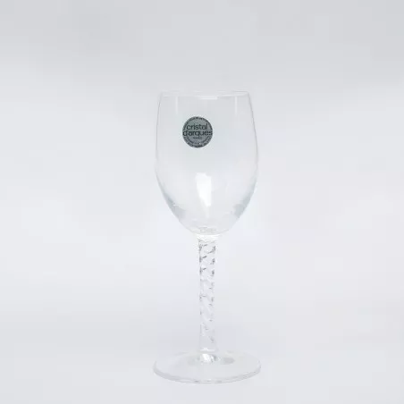 COPA FLEURY Nº 7 LICOR D\'ARQUES de cristal transparente con base tallada y diseño elegante para servir licores