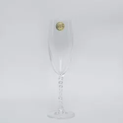 Copa Fleury Champán D\'Arques de cristal transparente, diseño elegante y tallado en el pie para celebraciones.